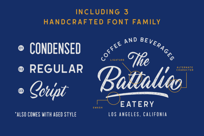 Hillstown Font Collection Extra Letterhend Studio