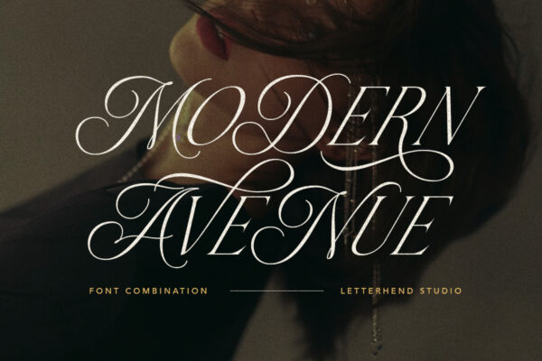 Modern Avenue - Combination Typeface | Letterhend Studio